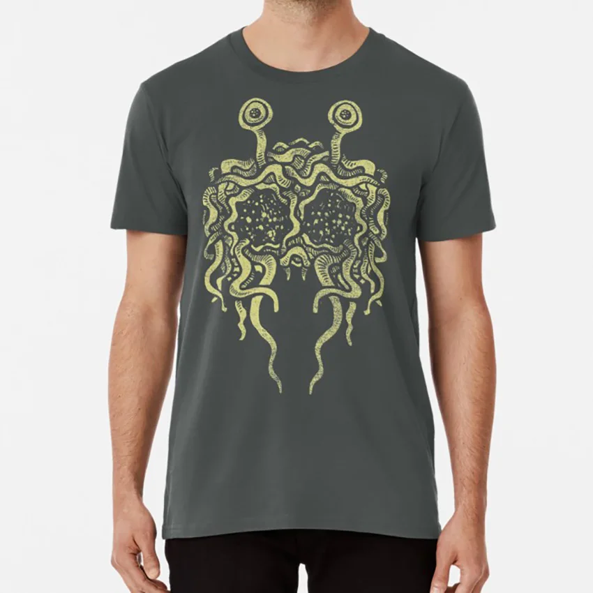 Летающий спагетти монстр (паста) Футболка pastafarian паста Монстр fsm Евангелие