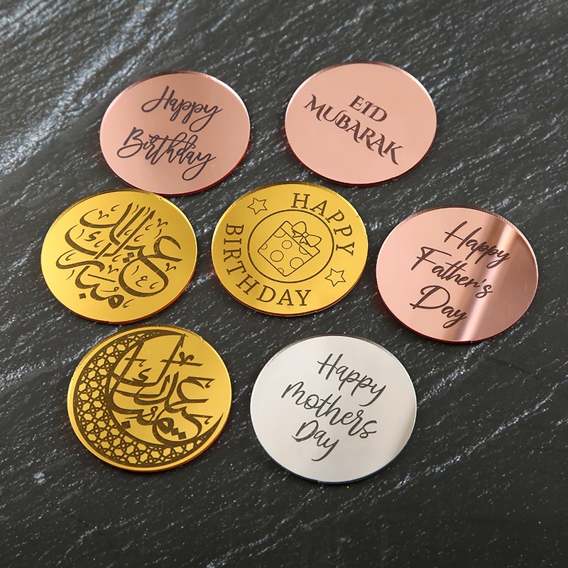 Фотофон 2022 подвеска для торта в виде зеркала на день матери бирки подарков