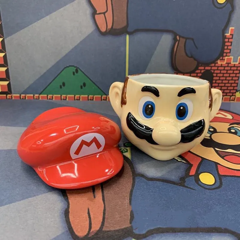 3D Керамическая кофейная кружка Super Mario для канализации чашка молока чая и