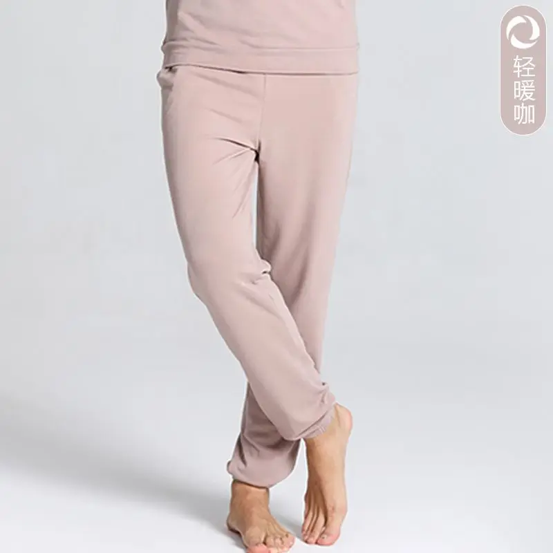 

Winter keep warm sleep bottoms men Korean Slim Close-fitting traceless sleep tops Sexy mens bottoming pants sleepwear