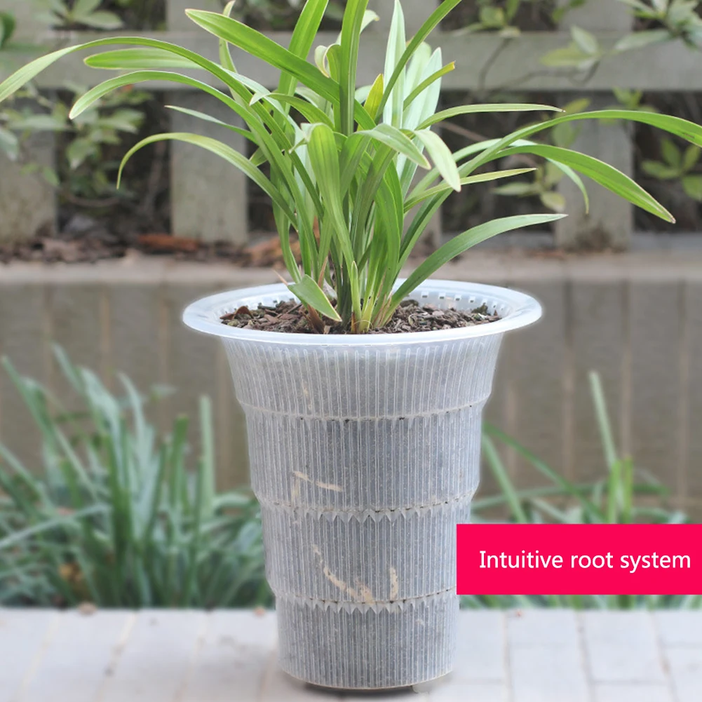 Цветочный горшок для дома Орхидея слив открытый контейнер садовый Горшок