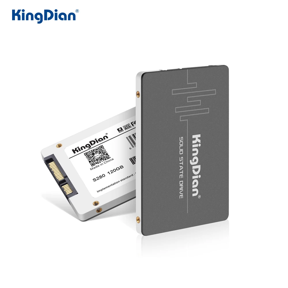 KingDian SSD 2.5 SATA SATAIII 128GB 256GB 512GB 1TB 2TB HDD Internal Solid State Hard Drive SSD Disk for Laptop Computer PC