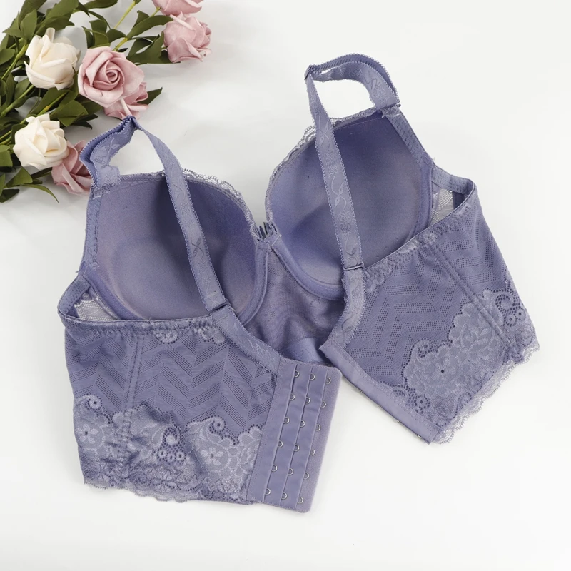 Beauwear кружевной удлиненный бюстгальтер с толстой чашкой пуш ап Bh B C чашка