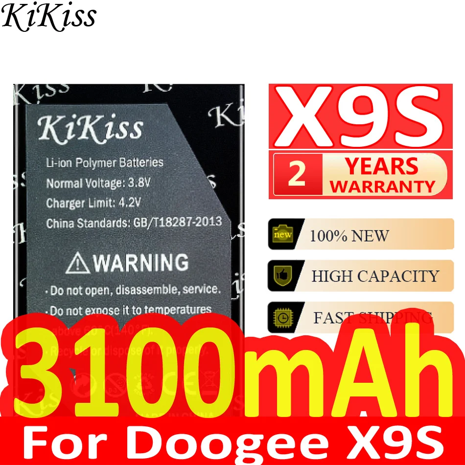 

Батарея мобильного телефона Для Doogee X9S запасная батарея 3100mAh