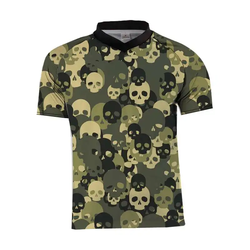 O Футболка для верховой езды moto cross Jersey mx Running ropa mtb, рубашка для горного велосипеда, одежда для мотокросса - Цвет: O