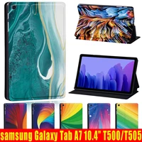 case for samsung galaxy tab a7 10 4 inch 2020 t500t505 tablet shockproof pu leather protective stand cover stylus