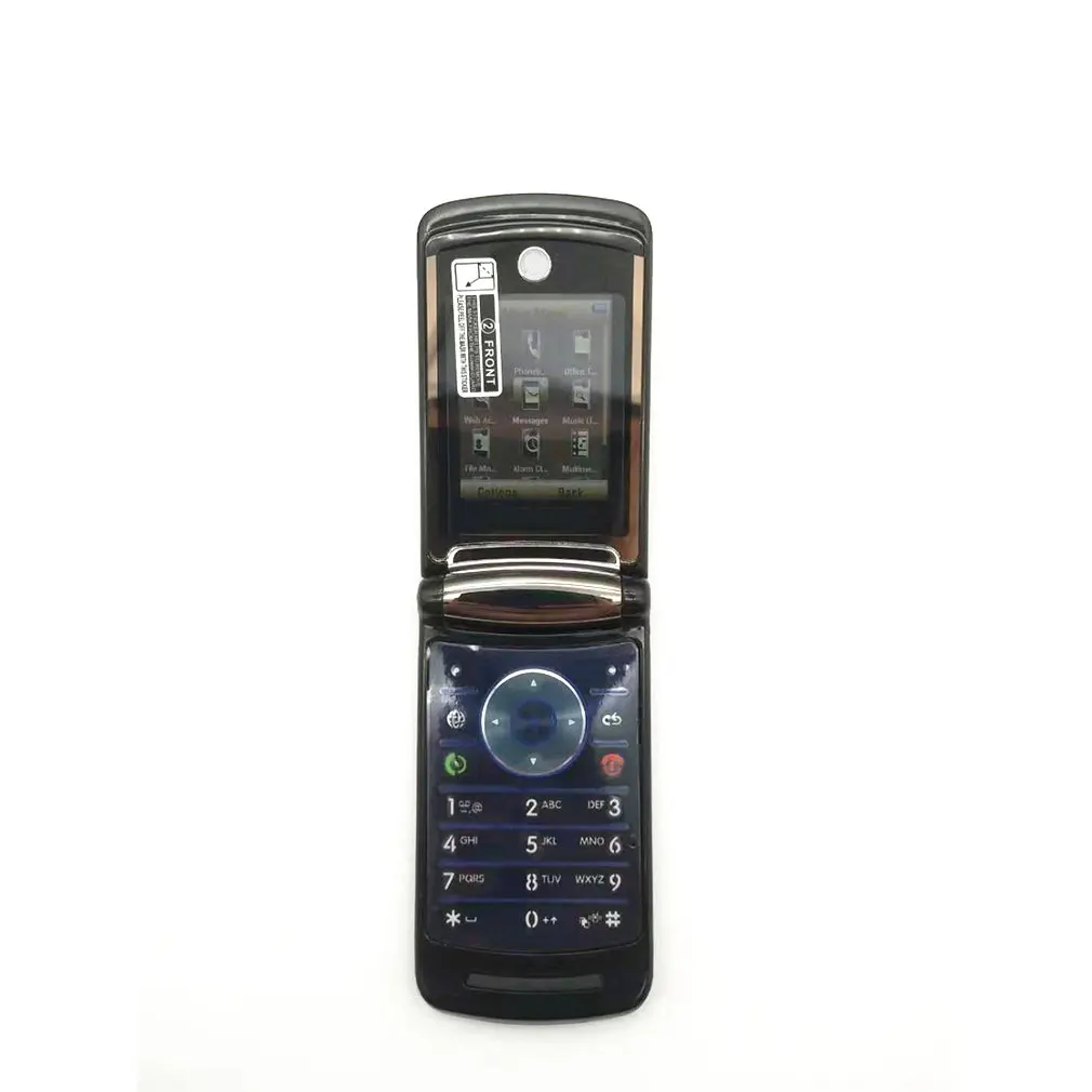 Отремонтированный Оригинальный разблокированный мобильный телефон Motorola V8 2MP с