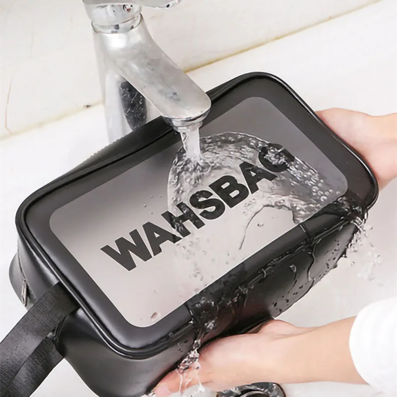 

Women Portable Travel Wash Bag Female Transparent Waterproof Makeup Storage Pouch Large Capacity Cosmetic Organizer Beauty Case