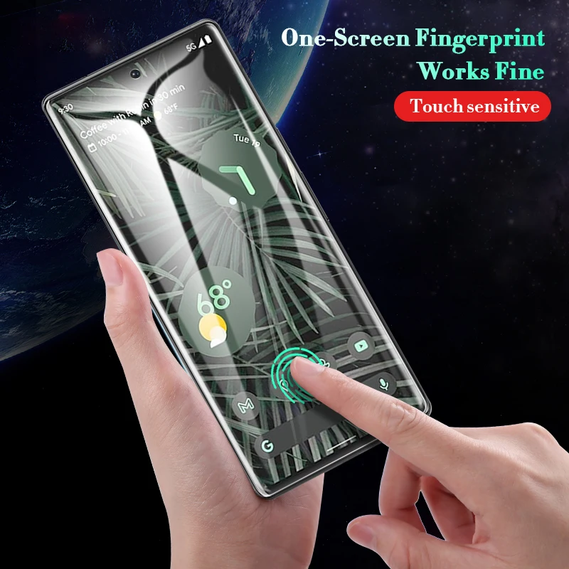 Pel&iacute;cula de hidrogel para Google Pixel 6 pro 6A, protector de pantalla, pel&iacute;cula trasera curvada 3D para Pixel6 pro, accesorios, no vidrio templado, 3 piezas-3