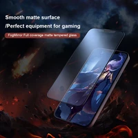 nillkin full protective glass for iphone 12 pro max full coverage matte tempered glass anti knock anti scratch for iphone 12