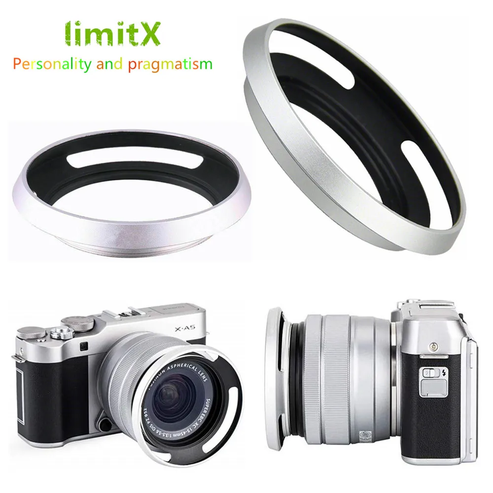 УФ-фильтр 52 мм с металлической линза отверстиями капюшон для ЖК-дисплея