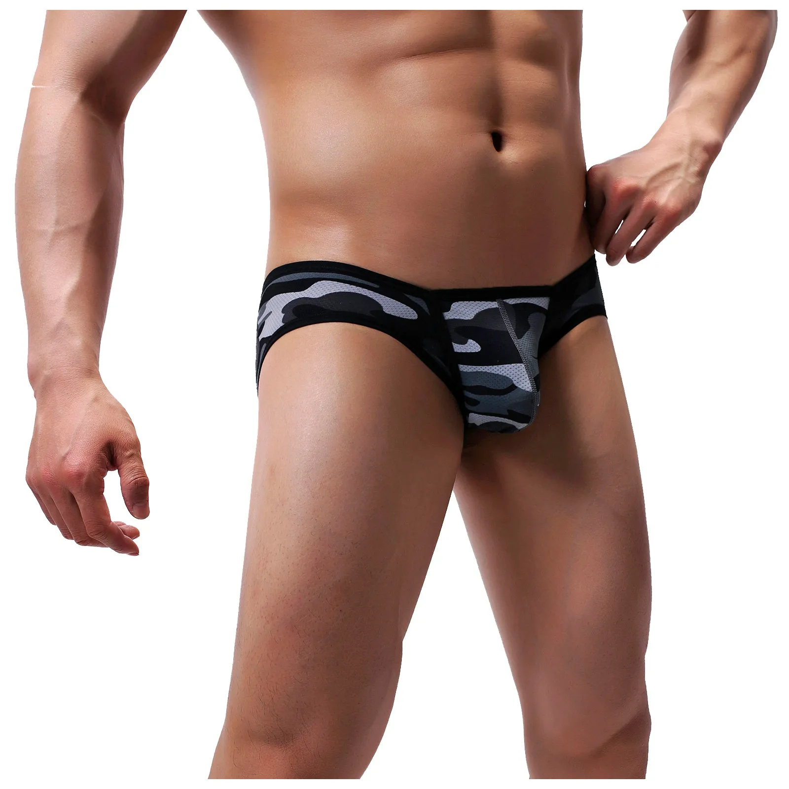 

New Men Brief Sexy Mens Briefs Underwear Cueca Camouflage Masculina Ropa Interior Hombre Gay Calzoncillos Slip Male Panties