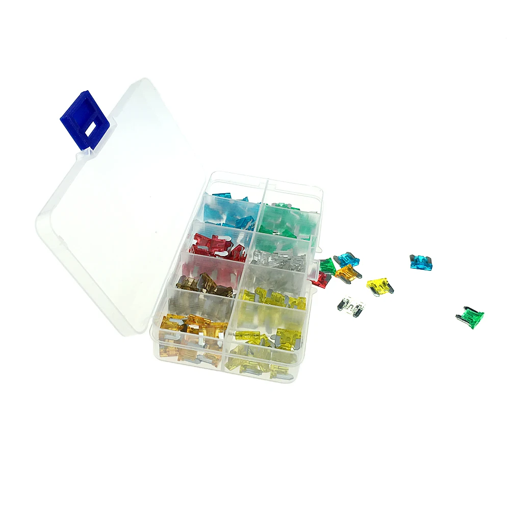 Ассортимент автомобилей Грузовик Мини Лезвие Предохранитель провода набор 5/7.