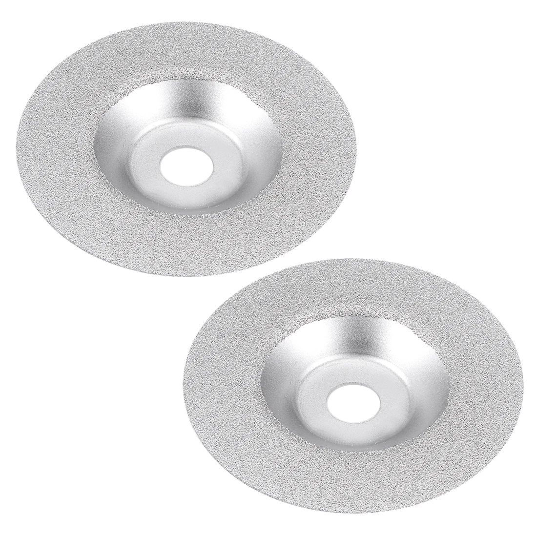 

uxcell 4" Diamond Cutting Wheels Cup Grinding Disc for Stone 46 Grits Silver Tone 2pcs