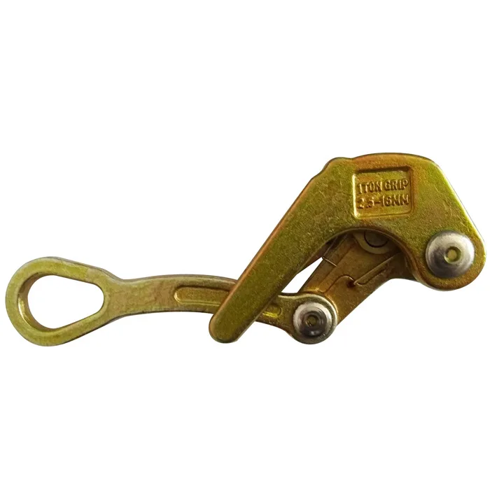 

Non-Slip затяжки проволочного каната 2,5-16 мм челюсти 1 тонна подъемник с Многофункциональный еще зажим электропровода трехножный мини-инструме...