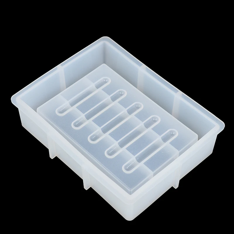 

New Soap Storage Box Silicone Mould Crystal Epoxy Resin Mold DIY Handmade Craft Tool