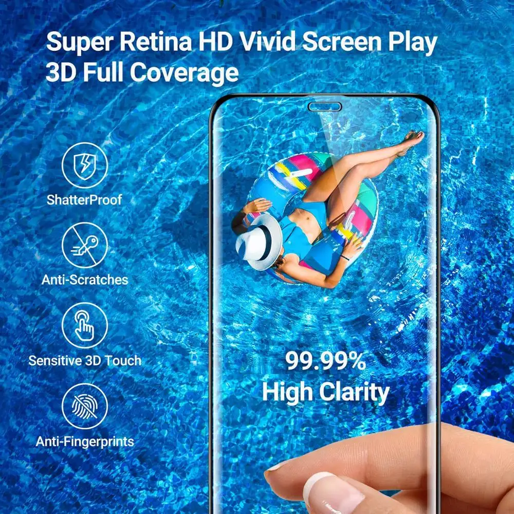 Защитное стекло 9D для Huawei honor 7X полное покрытие защита экрана BND L21 L34 Mate SE TL10