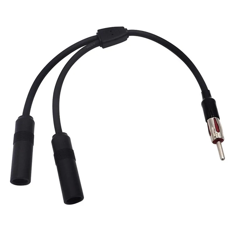 Car Antenna Cable Adapter Aluminum Plug In 1 For 2 Radio Extension Meet More Connectivity Needs | Автомобили и мотоциклы