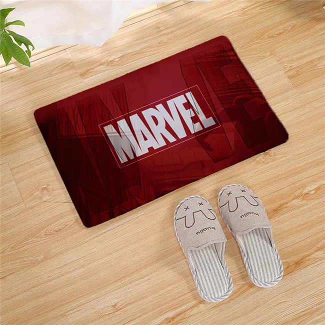 11 Marvel логотип супергероя печать современный домашний коврик стелька кухонный ковер крытый Открытый Добро пожаловать ванная комната Противоскользящие коврики 80 см - Цвет: 11