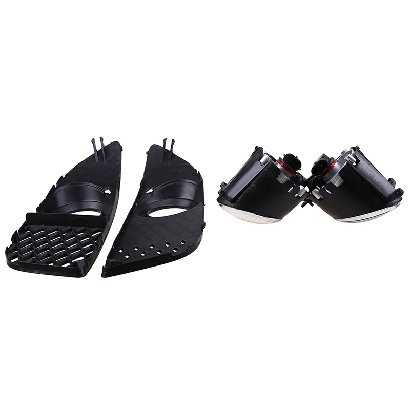 Автомобильная Решетка Переднего и нижнего бампера POSSBAY + Галогенные