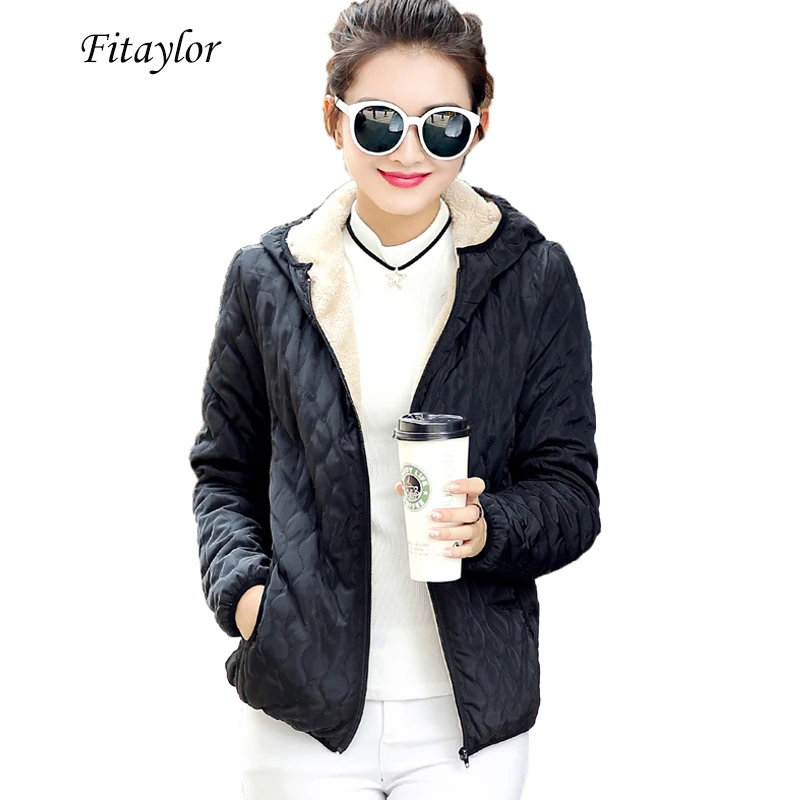 Куртка ftaylor Женская хлопковая с капюшоном большого размера|coats coats|coat casualcoat women |