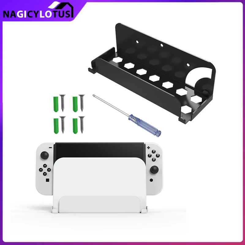 

Wall Bracket For Switch Wall Mount Storage Rack Bracket Dock Station Game Control Stand Holder for Nintendo Game Accessories
