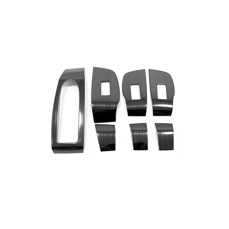 

Glass Lift Control Switch Panel Cover Trim Shell Car Styling Accessories 7pcs 2020 2021 Stainless Steel Interior Mouldings