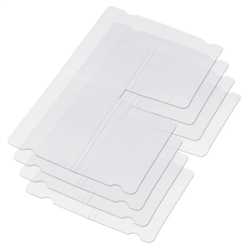 

20pcs Clear Portable Plastic Face Masks Storage Clip for Disposable Masks 18.5x6cm