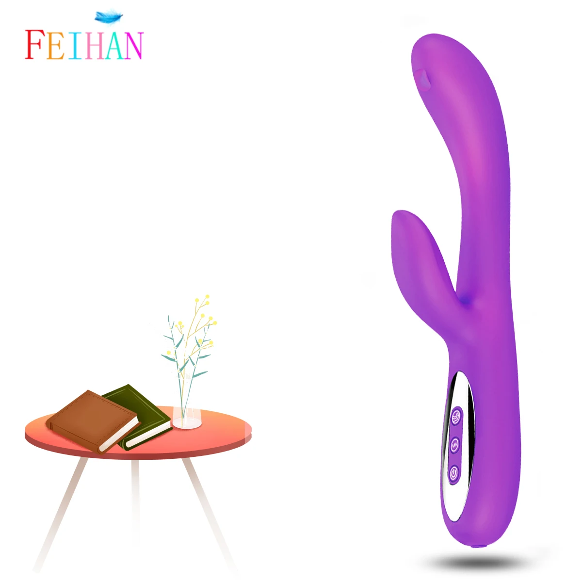 FEIHAN USB зарядка классический инструмент для секса вибратор фаллоимитатор