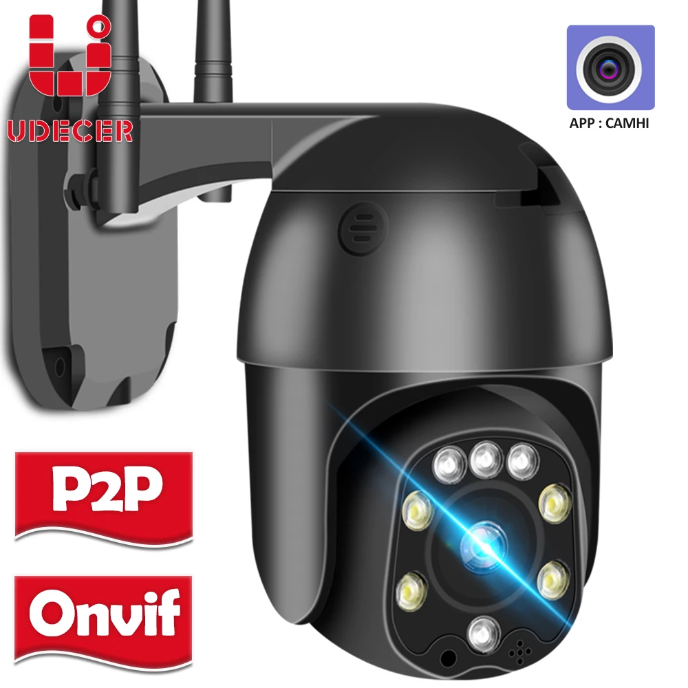 PTZ камера системы безопасности 1080P HD наружная Wi Fi скоростная купольная