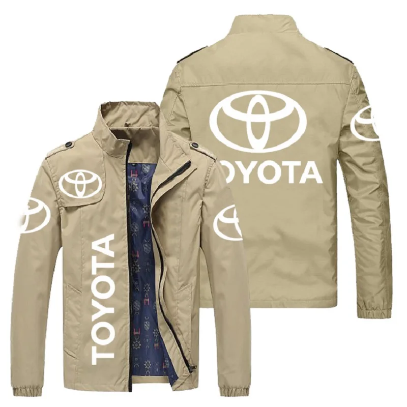 

Boutique racing men's jacket 2021 men's zipper jacket spring and autumn fashion slim jacket sports casual Toyota jacket