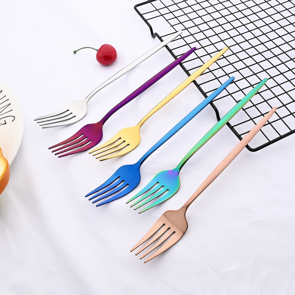 

6 шт., вилки для десертов, из нержавеющей стали