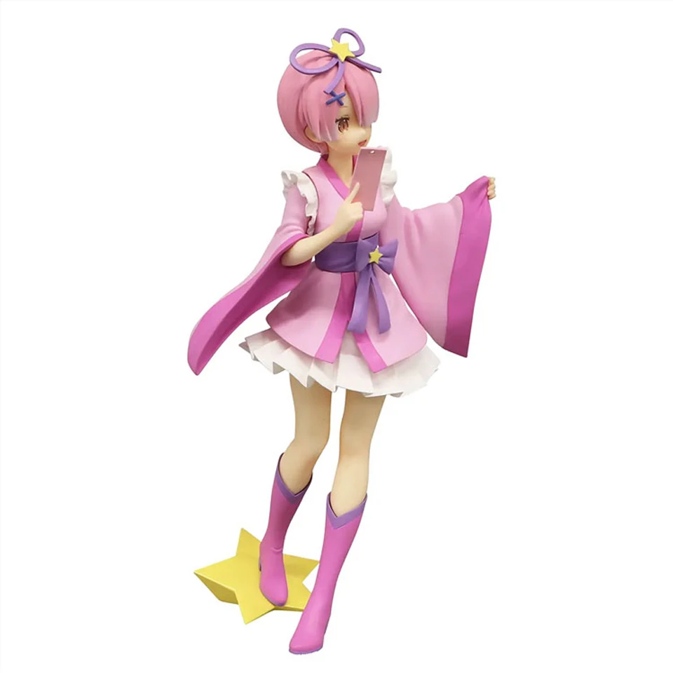 

Furyu Re:Zero Starting Life in Another World Rem Ram Fairy in Milky Way Ver PVC Action Figure Model Toys