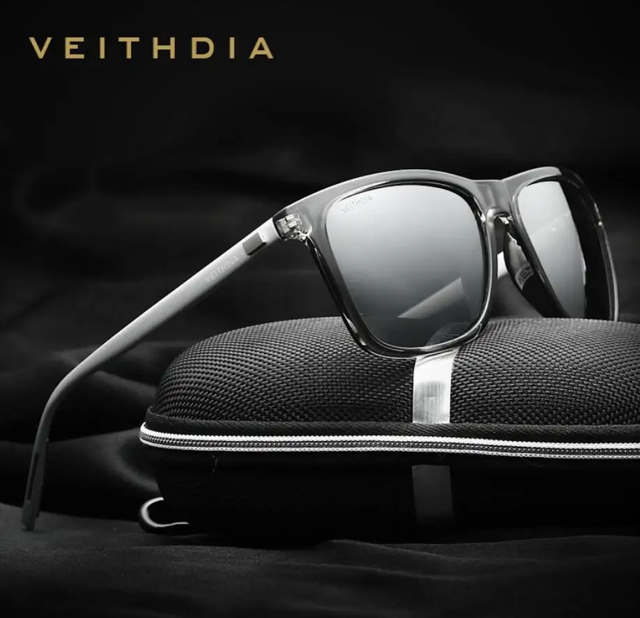 Новинка брендовые поляризованные линзы VEITHDIA дизайнерские солнцезащитные очки