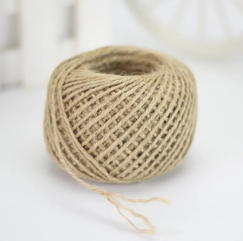 50 метров/рулон лента из натурального джута 2 мм|Ленты для шитья| |