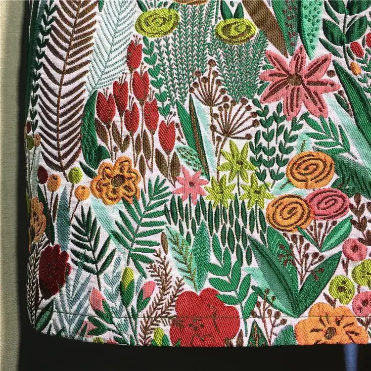 

Vintage Floral Flowers Print Skirts Women A Line Skirt Women New Summer Runway Spring Female Ladies Party Mini Skirt SY140