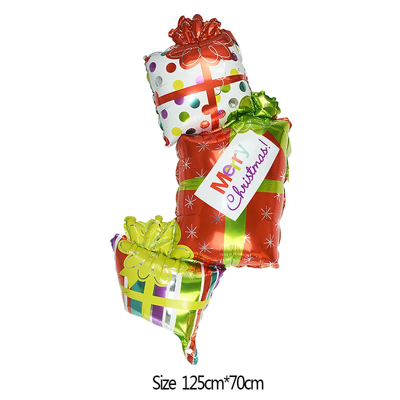 B20 1 шт. рождественские Мультяшные алюминиевые воздушные шары Санта Клаус фольга праздничные украшения из шаров воздушный шар Рождественский орнамент детские игрушки - Цвет: B20