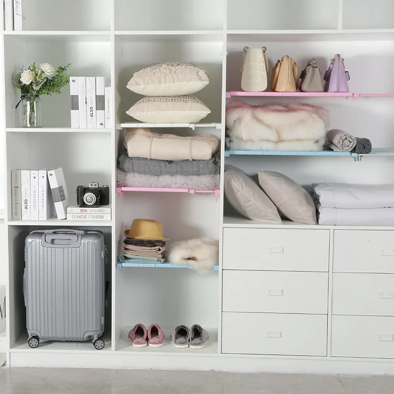 Регулируемый шкаф-органайзер для одежды ванная комната кухонная настенная