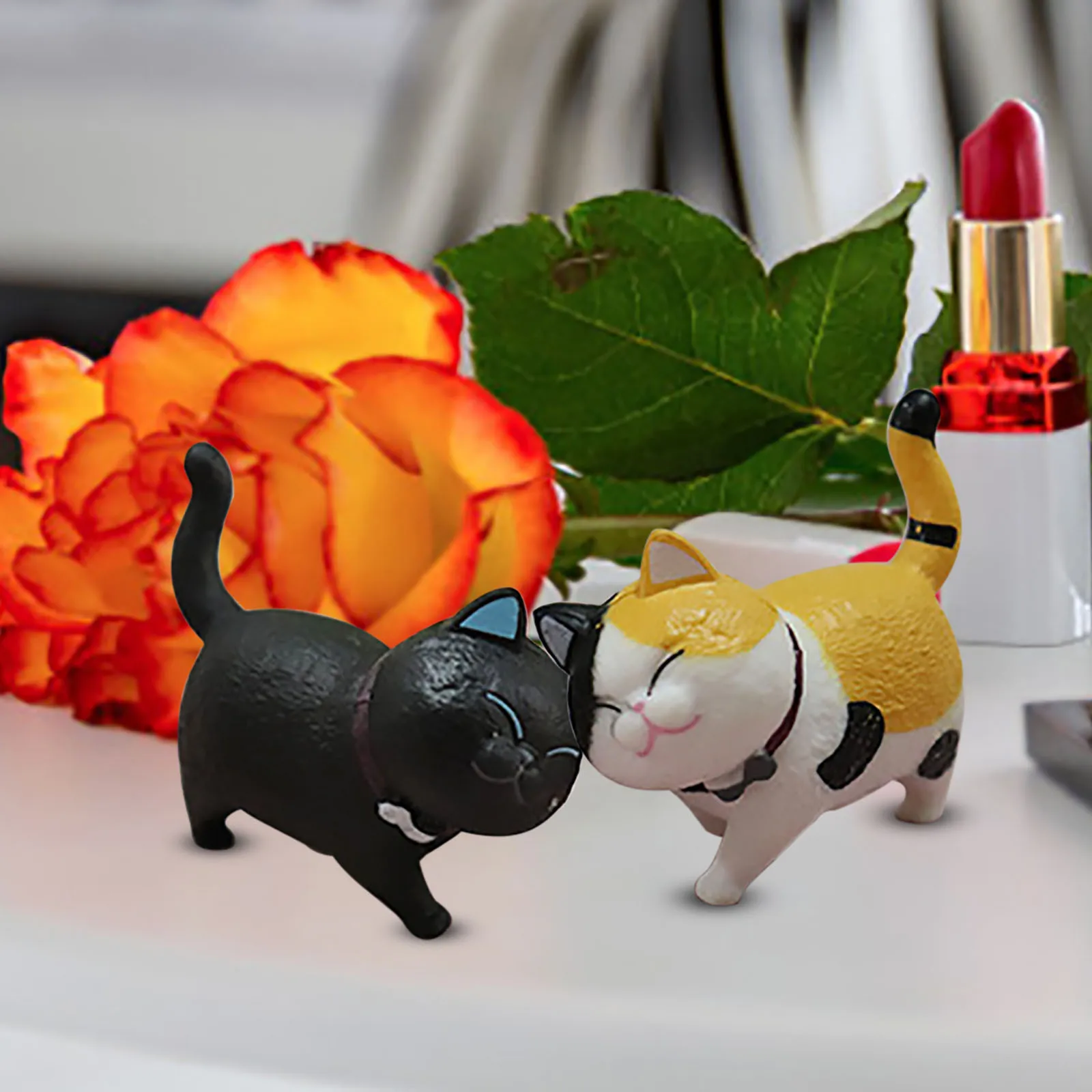 9 шт. фигурки кошек имитация котят подвесные украшения для салона автомобиля