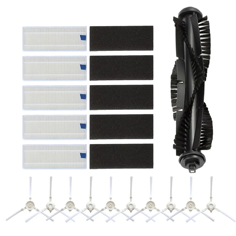 

16 шт./компл. Сменная Губка фильтр МИАН боковым щеткам обеспечен комплект для 360 S6 робот пылесос аксессуары