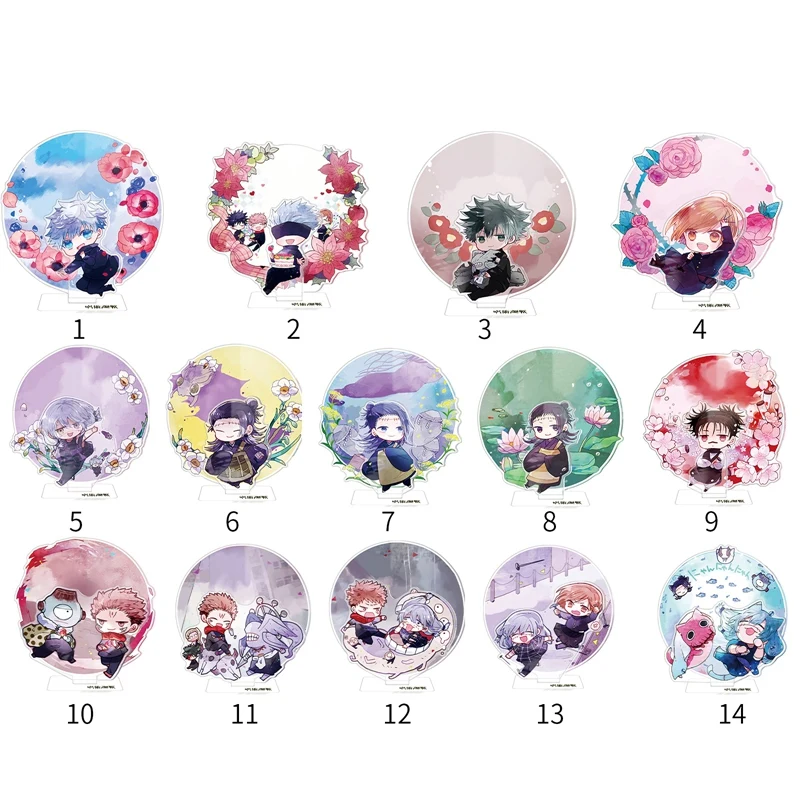 

15cm Anime Jujutsu Kaisen Acrylic Figure Stand Cute Cartoon Model Plate Desk Decor Cosplay christmas Gift Children Toy