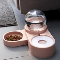 1 8l spherical pet dog bowl large capacity rotatable variable corner dog cat bowl automatic cat water dispenser