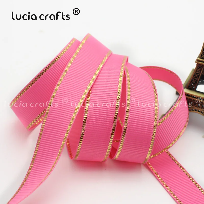 Lucia crafts 6/10/15/25 мм твердая цветная корсажная лента поделки своими руками шитьё вручную Материал вечерние Свадебные украшения T0401