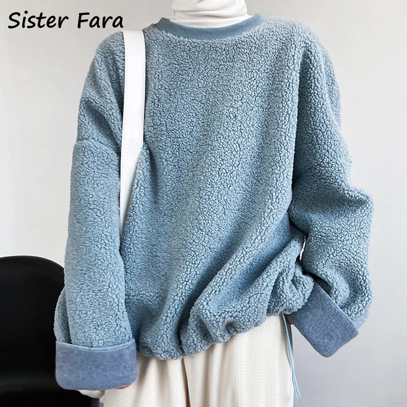 

Женский пуловер из овечьей шерсти, с круглым вырезом