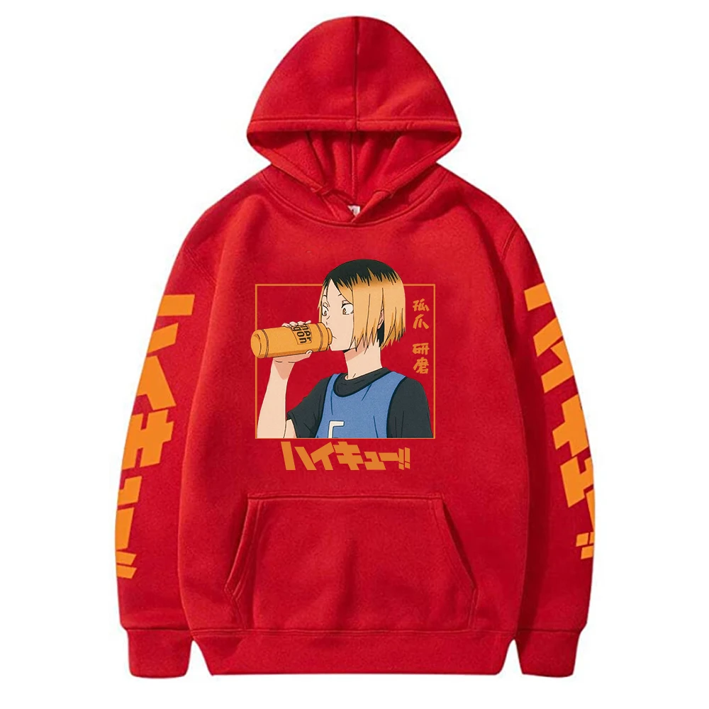 

Haikyuu Hoodie Men Japanese Anime Kenma Kozume Print Unisex Sportswear Harajuku Style Casual Tracksuit Pullover