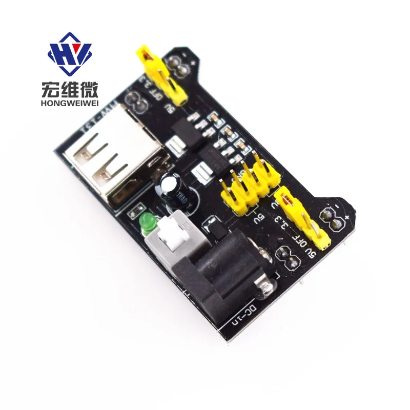 MB102 Breadboard Dedicated Power Module Compatible 5V 3.3V Adjustable Power Supply Module Step-down Module for Arduino Diy Kit mb 102 breadboard power supply module mb102 breadboard dedicated power module 2 channel dc 7 12v micro usb interface