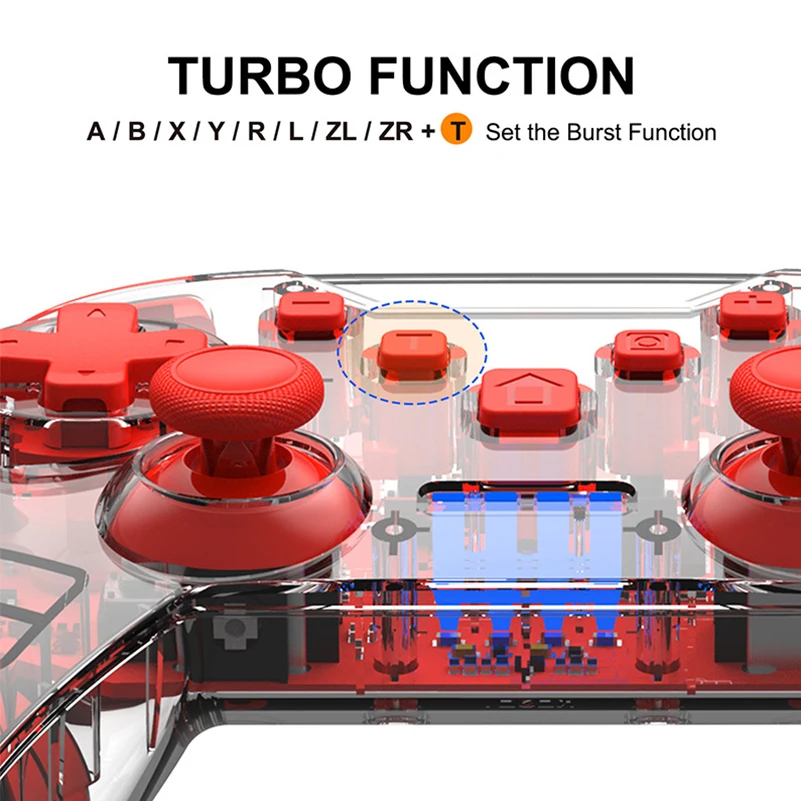 Беспроводной Bluetooth контроллер для Nintendo Switch Pro геймпад switch Игровая приставка с