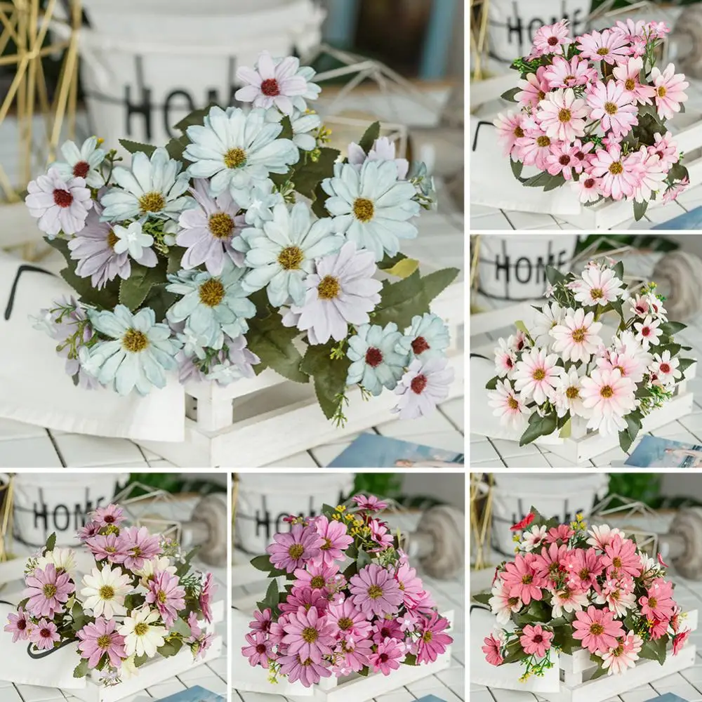 

80%HOT1Pc Handmade Artificial Flower Fake DaisyS1 Home Garden Wedding Party Table Decor