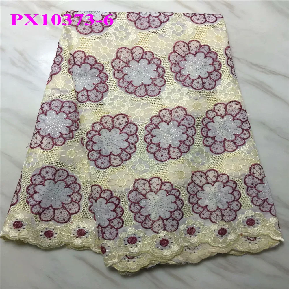 Высокое качество швейцарская вуаль кружевная ткань Австрия королевский синий