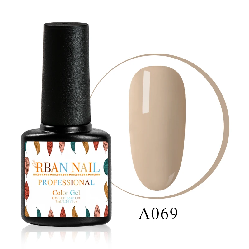 RBAN NAIL Naked Коричневая серия Гель-лак для ногтей 7 мл отмачиваемый осенний зимний лак для ногтей Полупостоянный лак для ногтей УФ-гель - Цвет: HHM30069